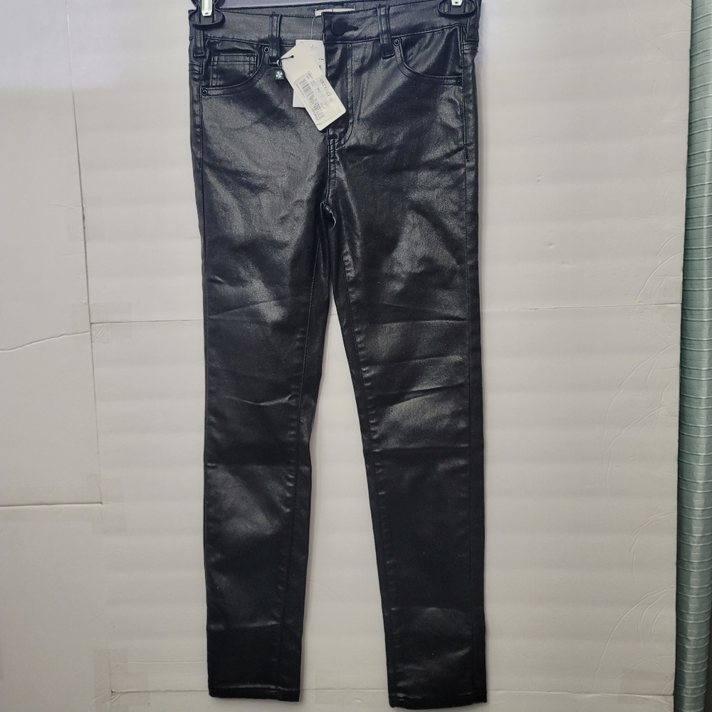 Mini Molly Adjustable Black Sparkle Pants